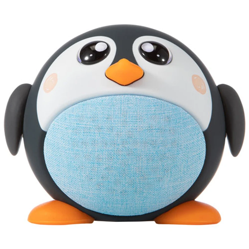 Haut-parleur sans fil Bluetooth pour enfants de Planet Buddies - Noir/Pingouin