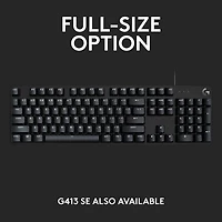 Logitech G413 TKL SE Backlit Mechanical Gaming Keyboard
