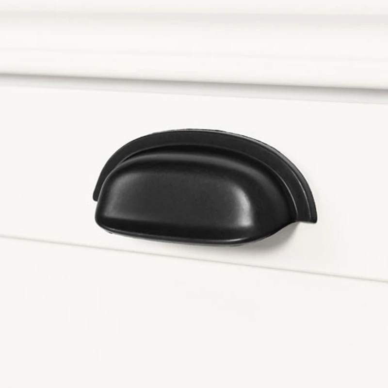 Armoire de rangement moderne à 2 portes Prairie de South Shore - Blanc pur