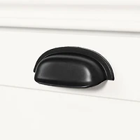 Armoire de rangement moderne à 2 portes Prairie de South Shore - Blanc pur