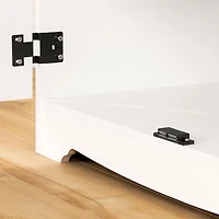 Armoire de rangement contemporaine à 2 portes Farnel de South Shore - Blanc pur