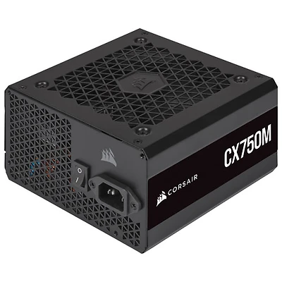 Bloc d'alimentation semi-modulaire de 750 W ATX CX-M de Corsair