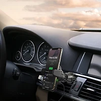 iOttie AutoSense Wireless Charging 2-in-1 Universal CD & Air Vent Combo Mount - Black