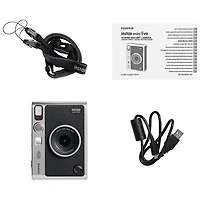 Fujifilm Instax mini Evo Instant Camera - Black