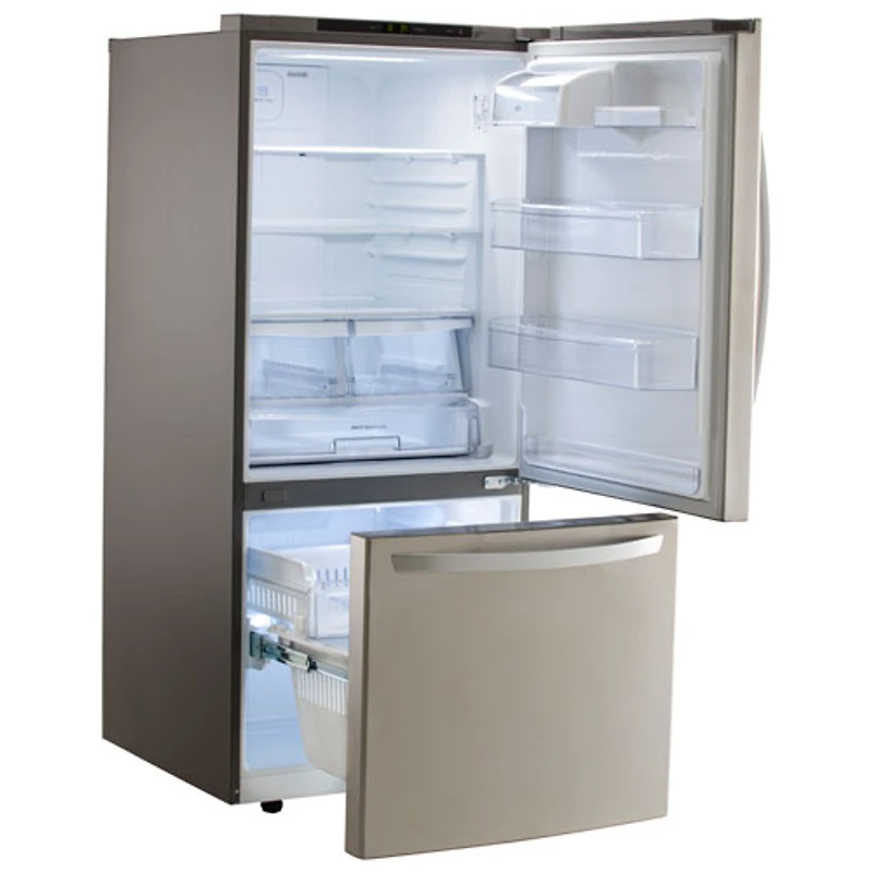 LG 30" 22.1 Cu. Ft. Bottom Freezer Refrigerator (LRDNS2200S) - Stainless Steel