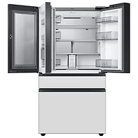 Réfrigérateur à 4 portes de 22,5 pi³ et de 36 po avec distributeur d'eau BESPOKE de Samsung (RF23BB8900AWAC) - Blanc