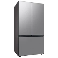 Réfrigérateur à trois portes de 30,1 pi³ et de 36 po BESPOKE de Samsung (RF30BB6200QLAA) - Acier inoxydable
