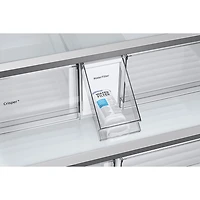 Réfrigérateur à trois portes de 30,1 pi³ et de 36 po BESPOKE de Samsung (RF30BB6200QLAA) - Acier inoxydable