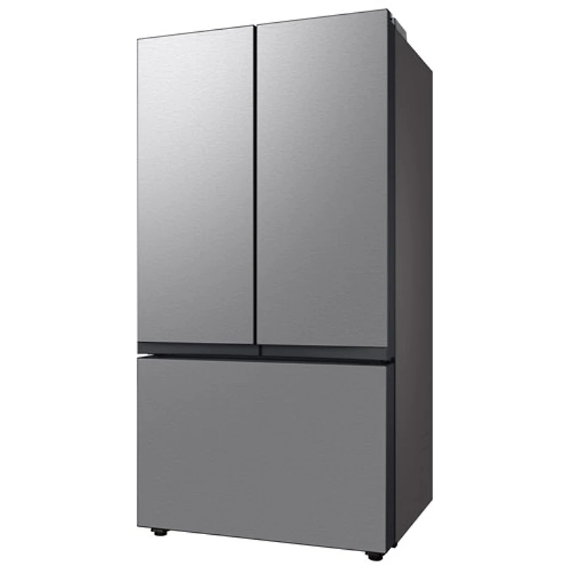 Réfrigérateur à trois portes de 30,1 pi³ et de 36 po BESPOKE de Samsung (RF30BB6200QLAA) - Acier inoxydable