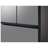 Réfrigérateur à trois portes de 30,1 pi³ et de 36 po BESPOKE de Samsung (RF30BB6200QLAA) - Acier inoxydable