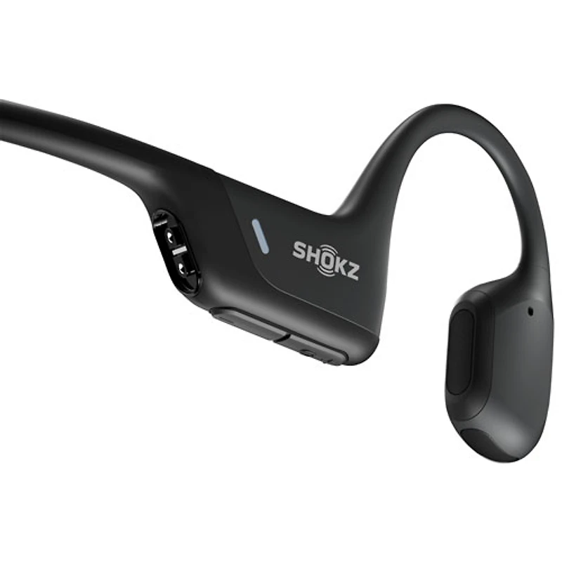 Shokz OpenRun Pro Bone Conduction Open-Ear Bluetooth Headphones - Black