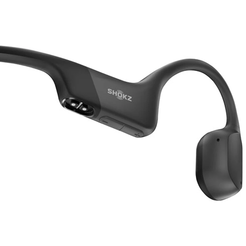 Écouteurs Bluetooth oreilles libres à conduction osseuse OpenRun de Shokz - Noir