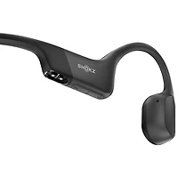 Écouteurs Bluetooth oreilles libres à conduction osseuse OpenRun de Shokz - Noir