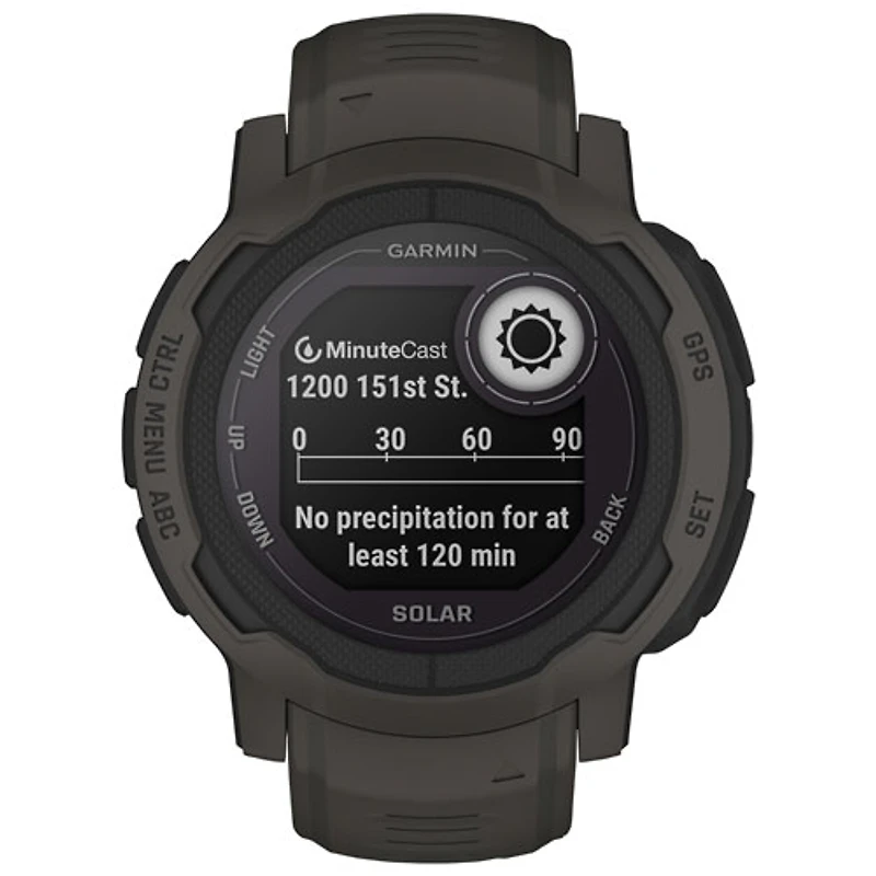 Garmin Instinct 2 Solar 45mm Bluetooth Mutlisport Smartwatch - Graphite