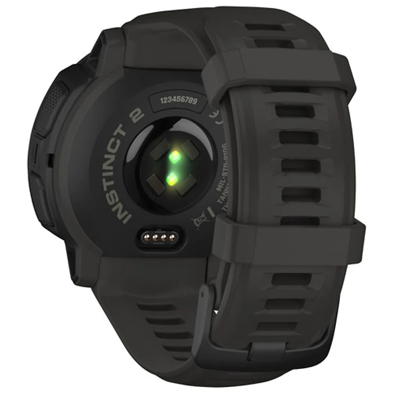 Montre intelligente multisport Bluetooth de 45 mm Instinct 2 Solar de Garmin - Graphite