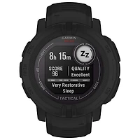 Montre intelligente multisport Bluetooth de 45 mm Instinct 2 Solar Tactical Edition de Garmin - Noir