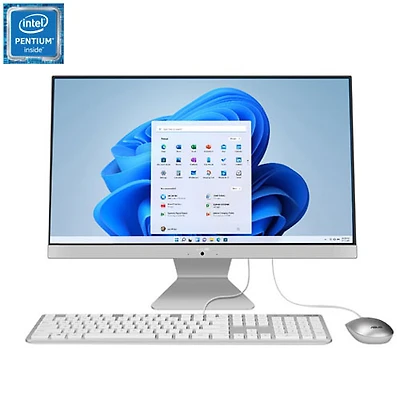 ASUS All-in-One PC - White (Intel Pentium Gold 7505/512GB SSD/8GB RAM) - Only at Best Buy
