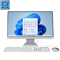 ASUS All-in-One PC - White (Intel Pentium Gold 7505/512GB SSD/8GB RAM) - Only at Best Buy