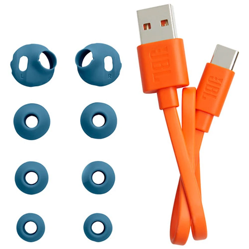 Écouteurs boutons 100 % sans fil à isolation sonore Endurance Race de JBL - Bleu