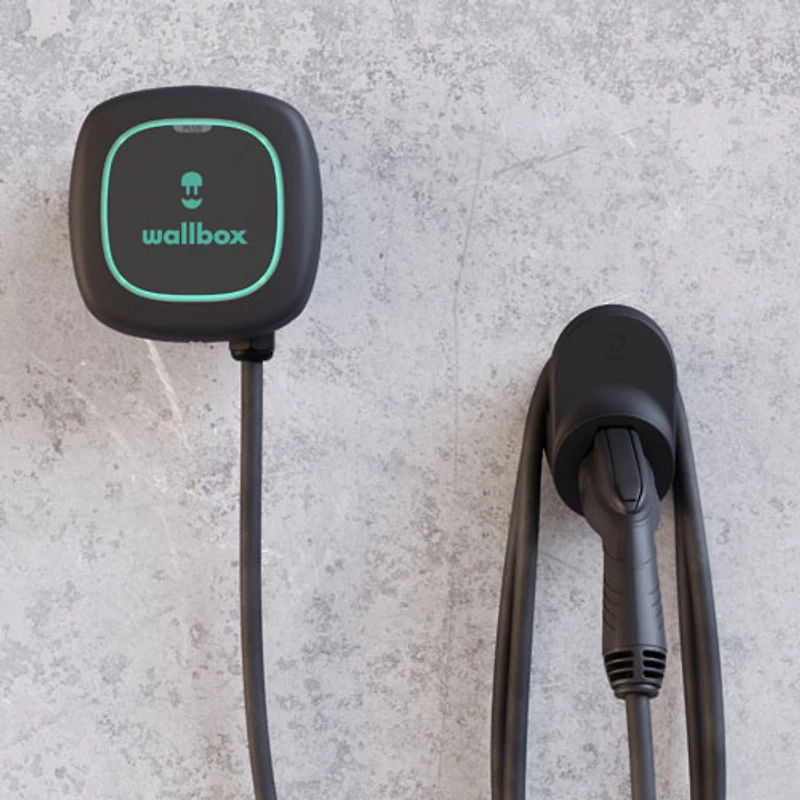 Station de chargement intelligente de niveau 2 pour véhicule électrique Pulsar Plus de Wallbox (J1772 / 40 A / Wi-Fi / 25 pi)