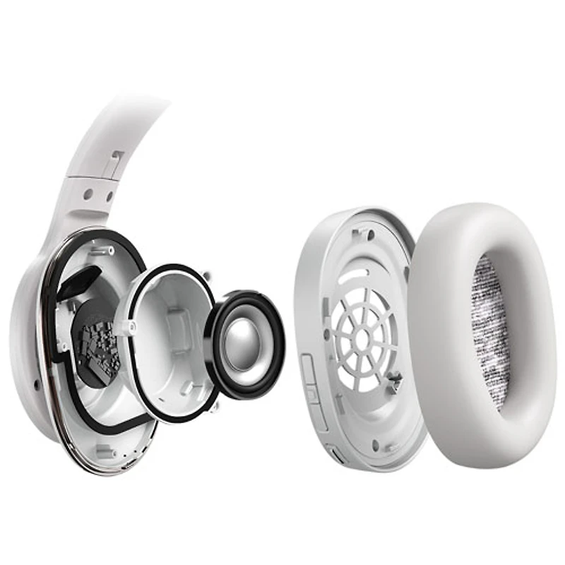 Casque d'écoute Bluetooth à suppression du bruit Enduro ANC de Cleer Audio - Gris pâle