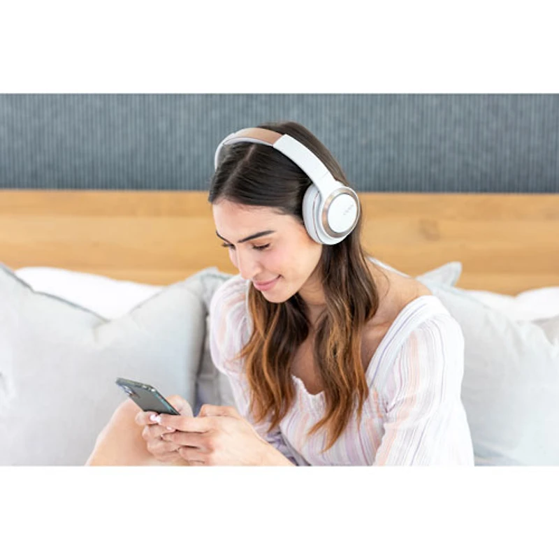 Cleer Audio Enduro ANC Over-Ear Noise Cancelling Bluetooth Headphones - Light Grey
