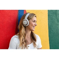 Casque d'écoute Bluetooth à suppression du bruit Enduro ANC de Cleer Audio - Gris pâle