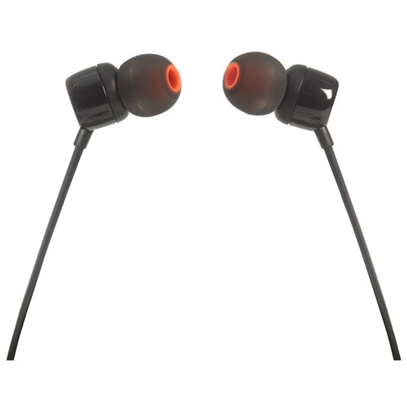 JBL T110 In-Ear Sound Isolating Headphones - Black