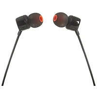 JBL T110 In-Ear Sound Isolating Headphones - Black