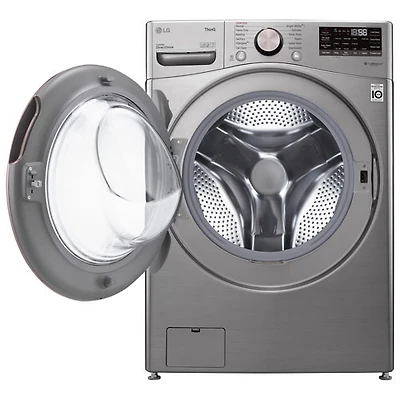 Laveuse à vapeur à chargement frontal 5,2 pi³ de LG (WM3850HVA) - Acier graphite - BO - Parfait état