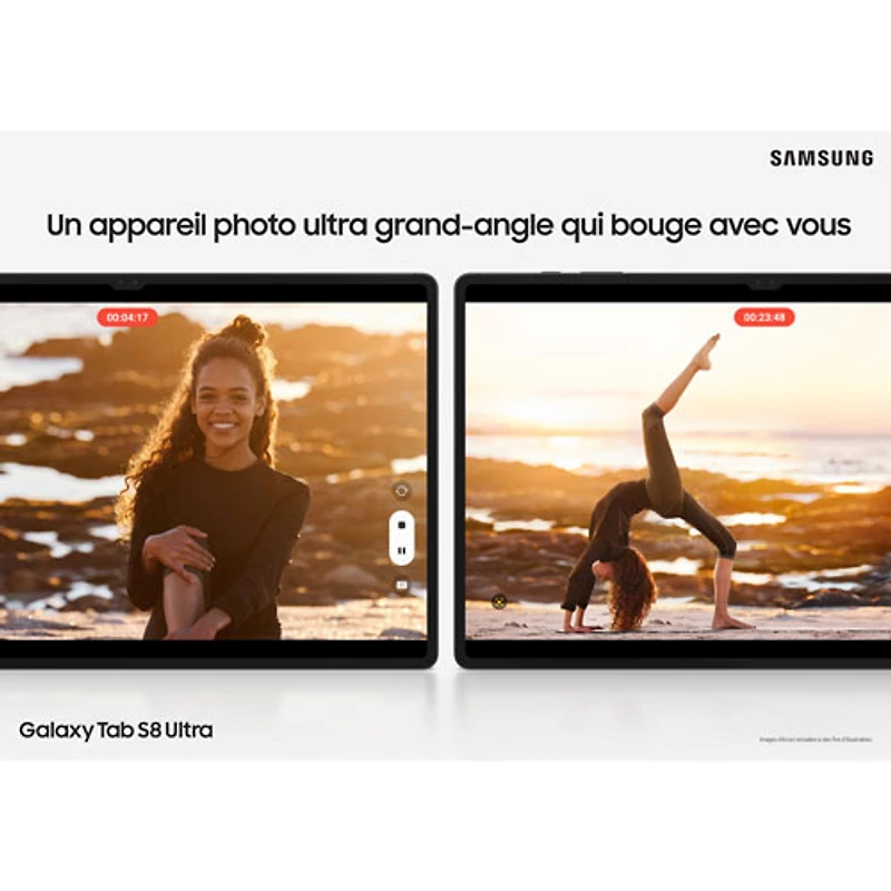 Galaxy Tab S8 Ultra 14,6 po 256 Go Android 11 de Samsung à SM8450 octocoeur de Qualcomm - Graphite