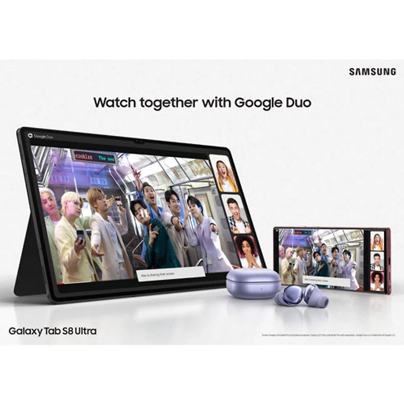 Galaxy Tab S8 Ultra 14,6 po 256 Go Android 11 de Samsung à SM8450 octocoeur de Qualcomm - Graphite