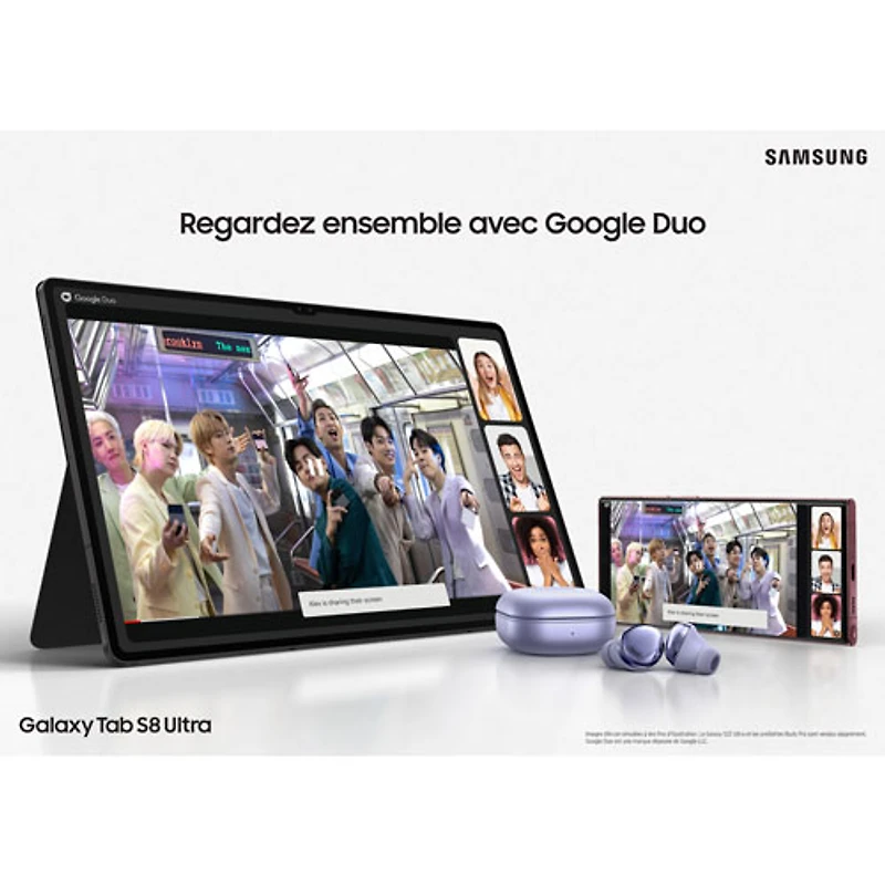 Galaxy Tab S8 Ultra 14,6 po 256 Go Android 11 de Samsung à SM8450 octocoeur de Qualcomm - Graphite