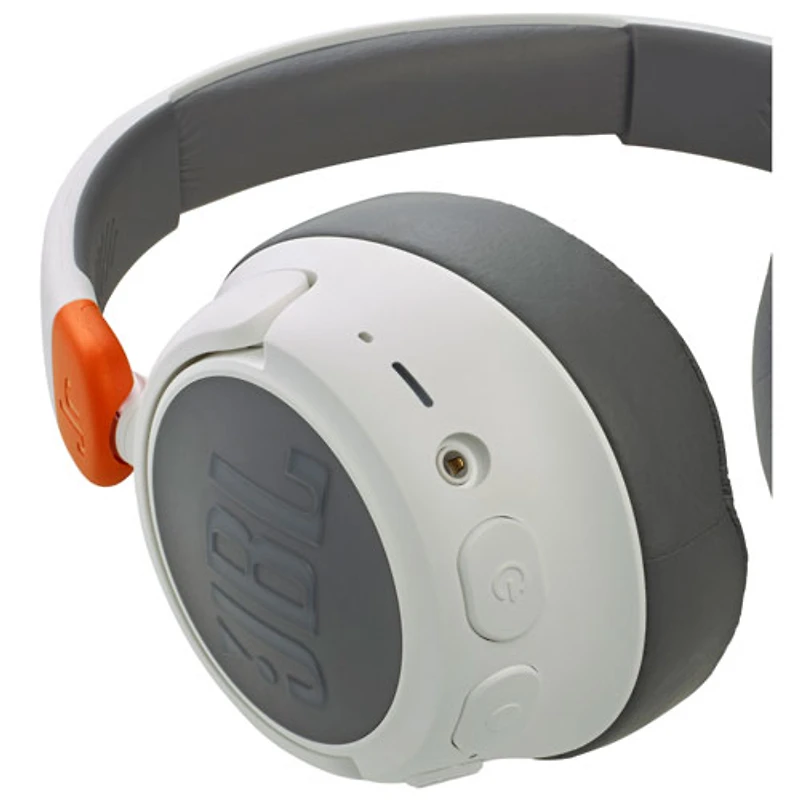 JBL Junior 460NC Over-Ear Noise Cancelling Bluetooth Kids Headphones - White