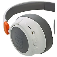 JBL Junior 460NC Over-Ear Noise Cancelling Bluetooth Kids Headphones - White
