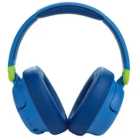 Casque d'écoute Bluetooth à suppression du bruit pour enfants Junior 460NC de JBL - Bleu