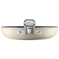 Smeg 9.5" Aluminum Frying Pan - Matte Cream