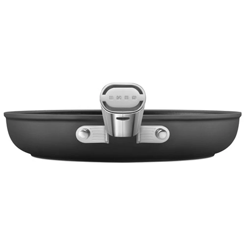 Poêle à frire de 10 po en aluminium de Smeg - Noir mat