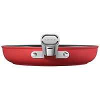 Poêle à frire de 10 po en aluminium de Smeg - Rouge mat