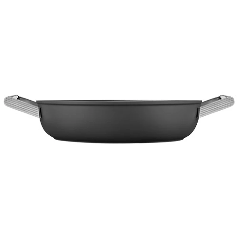 Casserole profonde de 11 po en aluminium de Smeg - Noir mat