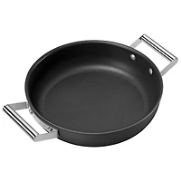 Casserole profonde de 11 po en aluminium de Smeg - Noir mat