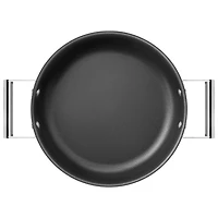 Casserole profonde de 11 po en aluminium de Smeg - Noir mat