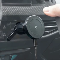 LBT Mag Stream Auto 15W Wireless Car Charger with Mount - Black