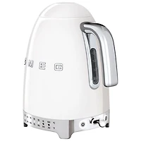 Smeg 50's Style Programmable Electric Kettle - 1.7L- White