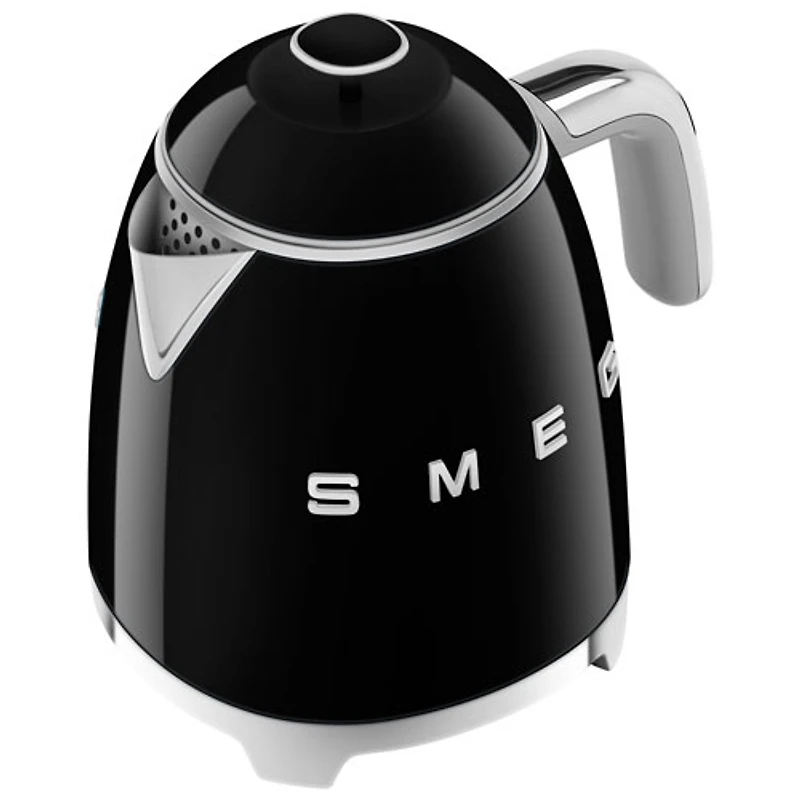 Bouilloire électrique miniature de la gamme Années 50 de Smeg - 0,8 l - Noir