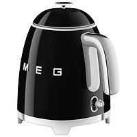 Bouilloire électrique miniature de la gamme Années 50 de Smeg - 0,8 l - Noir