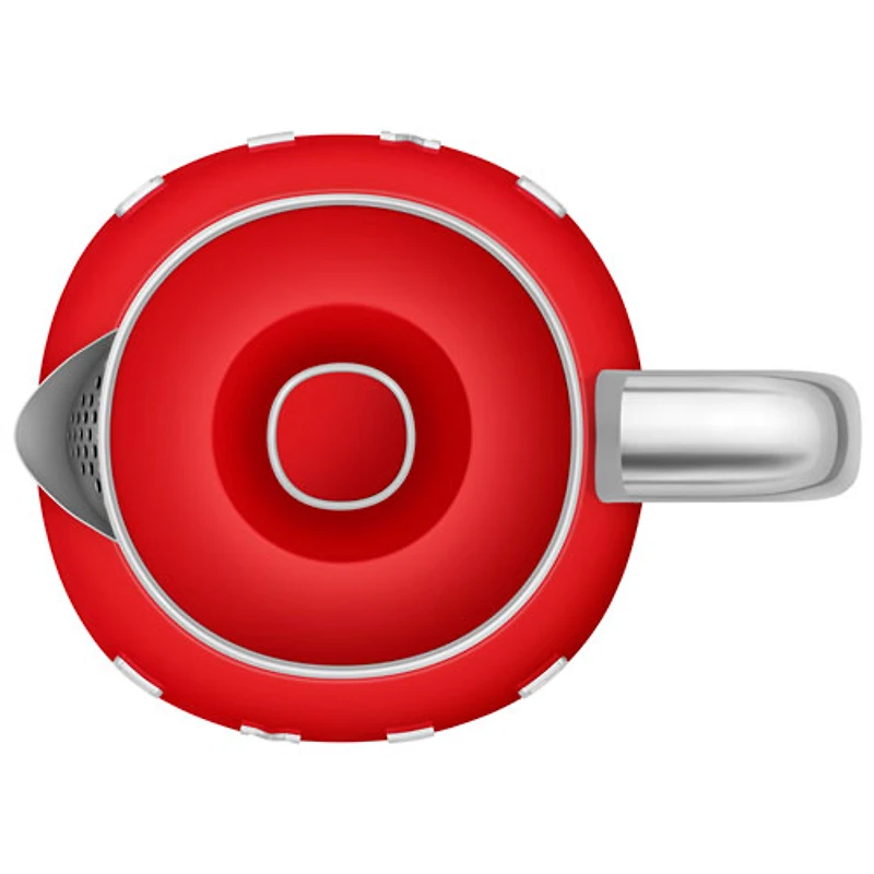 Bouilloire électrique miniature de la gamme Années 50 de Smeg - 0,8 l - Rouge