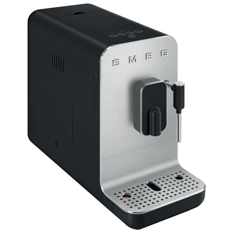 Machine à espresso automatique de Smeg avec mousseur à lait - Noir mat