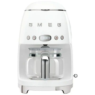 Smeg 10-Cup Drip Coffee Maker - White