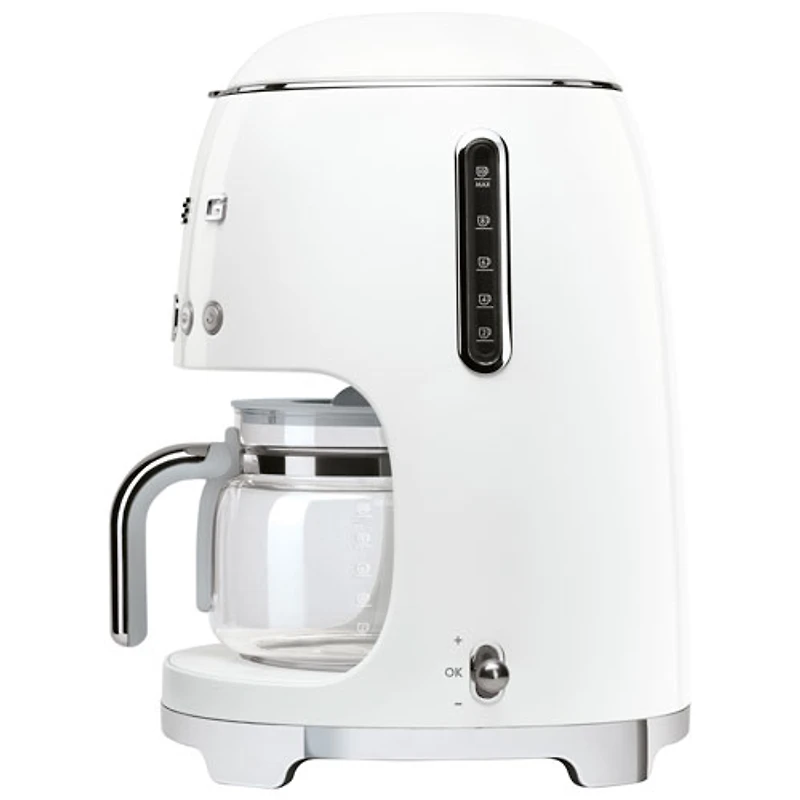 Smeg 10-Cup Drip Coffee Maker - White
